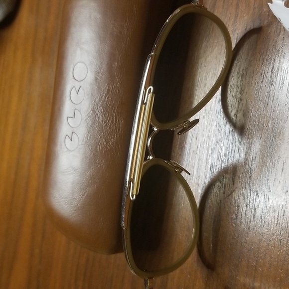 💕MR LEIGHT by GARRETT LEIGHT💕 Doheny SL Sunglasses ~ Aviator Crescent 12KG NWT - Picture 13 of 16